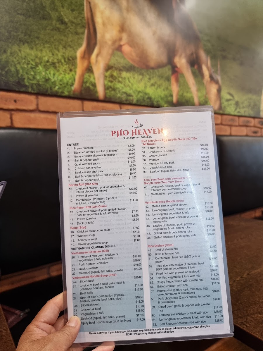 Menu Pho Heaven-4