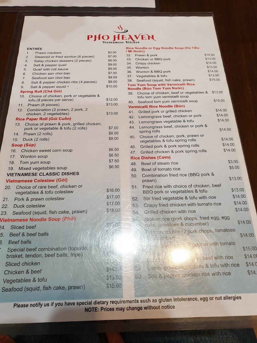Menu Pho Heaven-7